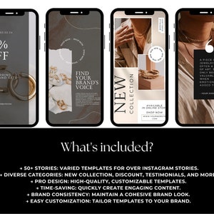 Jewelry Instagram Story Templates Canva Template - Jewelry Social Media ...
