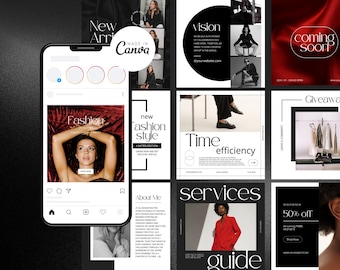 Instagram Templates for Fashion & Branding | 100+ Canva Templates for Posts and Stories