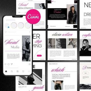 Canva Instagram Template – 30 Bold Social Media Posts for Coaches & Creatives