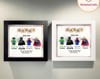 Superhelden-Geschenk für Papa, Vatertagsgeschenk, Super-Papa, Geschenk für neuen Papa, Geschenk für Papa, handgemachte Geburtstagsgeschenke für Papa, Geschenk für Ihn