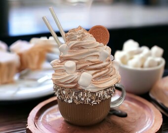 Hot Chocolate glass mug