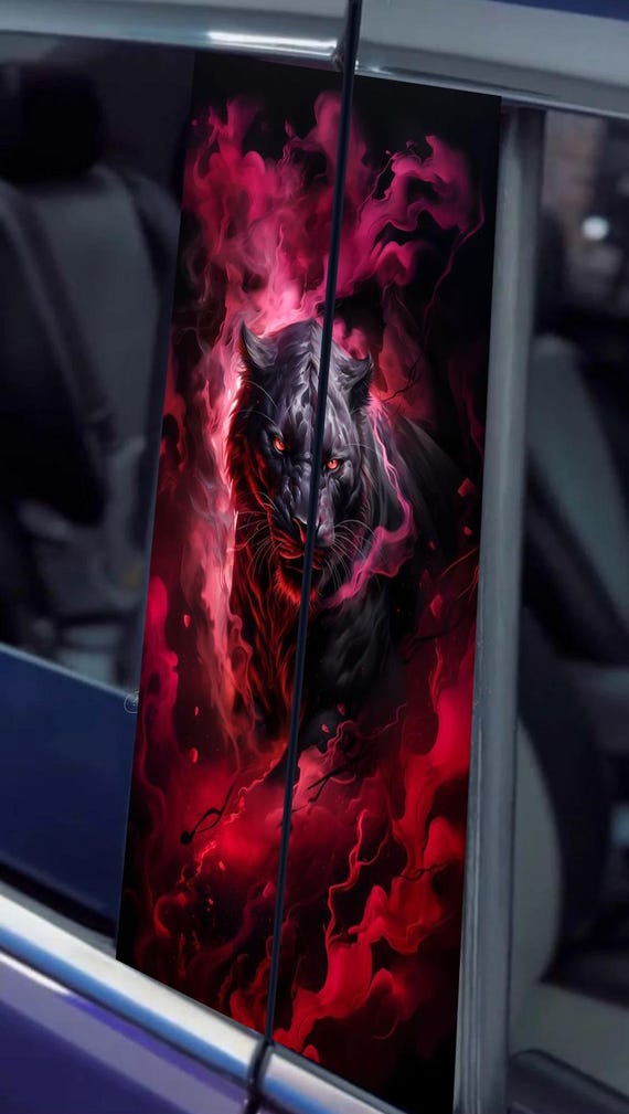 Black panther car accessories discount