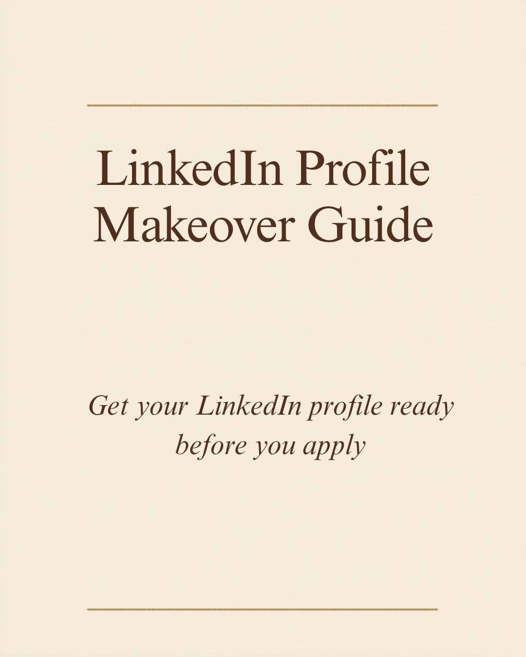 Linkedin Profile Makeover Guide, Headline Examples, About Section (PDF ...