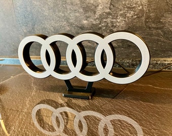 Audi rings | LED | lamp | decoration | gift idea