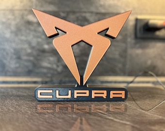 Lamp &quot;Seat Cupra&quot; Logo Style | LED | USB | Decoration | Gift Idea