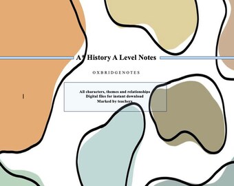 A Level History Revision Guide for Alevel History Tudor Study Note for ...
