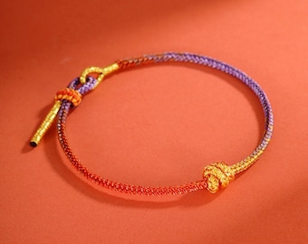 Feng Shui braided Lucky Knot bracelet, braided thread bracelet,Jewelry, gift, fengshui