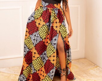 African Print Skirt, Ankara Maxi Skirt, African clothing for women