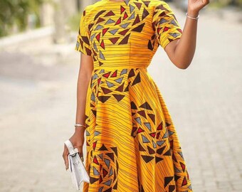 African dress, Ankara dress, African print dress, African maxi dress, African fashion African clothing, Ankara maxi dress