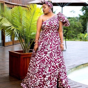 African dress, Ankara dress, Ankara maxi dress, African print dress, African clothing, African fashion, Ankara gown, African clothing zdjęcie 1