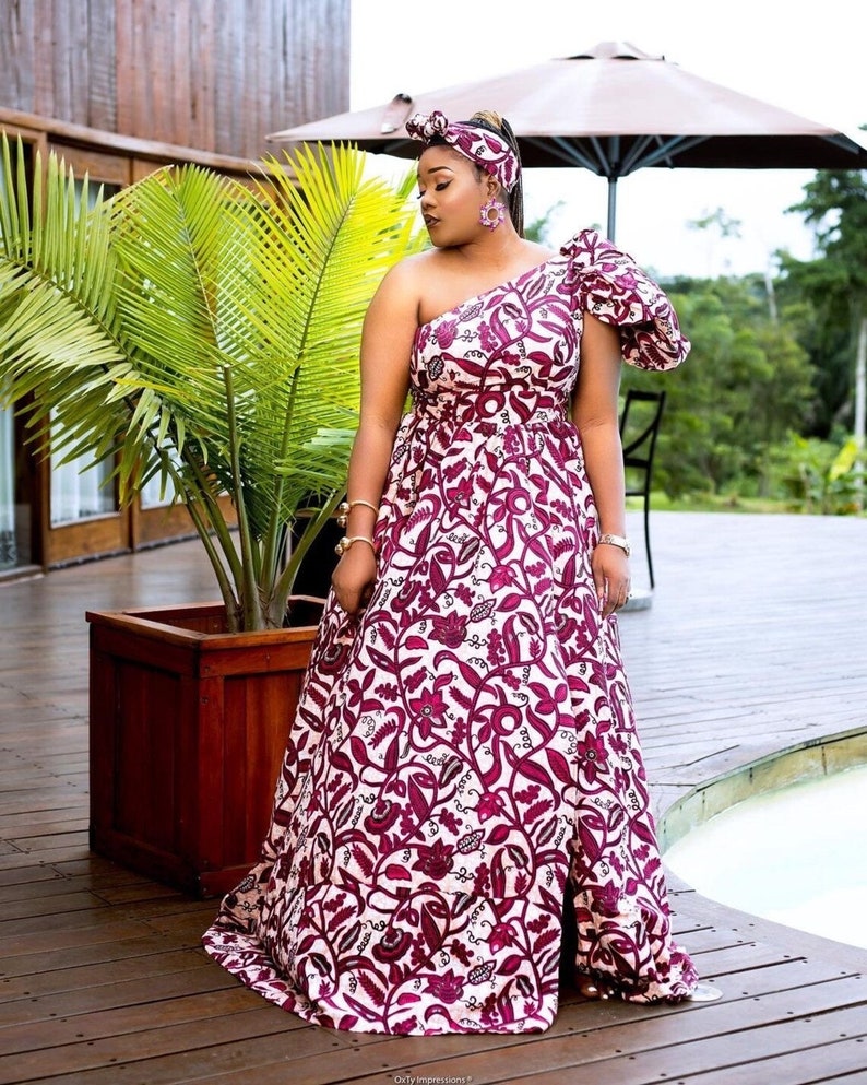 African dress, Ankara dress, Ankara maxi dress, African print dress, African clothing, African fashion, Ankara gown, African clothing zdjęcie 1