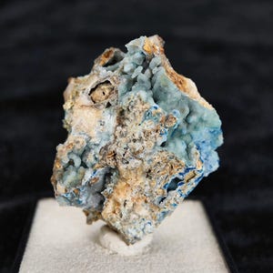 Blue Hemimorphite with Veszelyite Crystal Specimen, Natural Mineral Specimen from Yunnan Province, China, Mineral Specimen