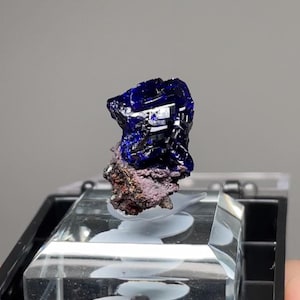 Blue Azurite Specimen, Vibrant Blue Azurite from Anhui Province, China, Raw Blue Azurite Cluster, Mineral Specimen.