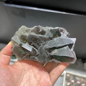 Purple Octahedral Fluorite, Fluorite Mineral Specimen from Zhejiang Province, China, Octahedral Fluorite Collection