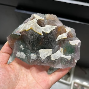 Purple Octahedral Fluorite, Fluorite Mineral Specimen from Zhejiang Province, China, Octahedral Fluorite Collection