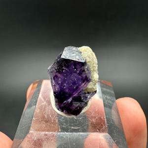 Purple Phantom Fluorite Specimen from Inner Mongolia, China, Fluorite Mineral Specimen, Fluorite Collection, h685