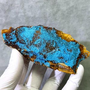 Rough Blue Shattuckite, Raw Shattuckite from from Congo, Shattuckite Crystal Specimen, Shattuckite Mineral