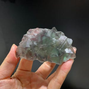 Purple Octahedral Fluorite, Fluorite Mineral Specimen from Zhejiang Province, China, Octahedral Fluorite Collection