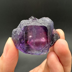 Purple Phantom Fluorite Specimen from Inner Mongolia, China, Fluorite Mineral Specimen, Fluorite Collection