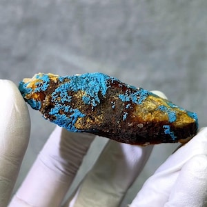 Rough Blue Shattuckite, Raw Shattuckite from from Congo, Shattuckite Crystal Specimen, Shattuckite Mineral