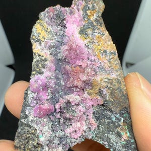 Bright Pink Smithsonite Cluster from Yunnan, China, Pink Smithsonite Raw Mineral Specimen, Chinese Mineral Specimen