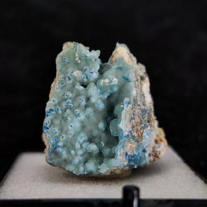 Blue Hemimorphite with Veszelyite Crystal Specimen, Natural Mineral Specimen from Yunnan Province, China, Mineral Specimen