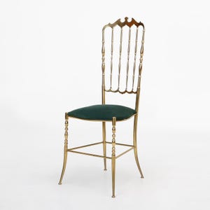 Vintage Antique Brocante Decorative Chiavari Chair by Giuseppe Gaetano Descalzi, Italy, 1970s