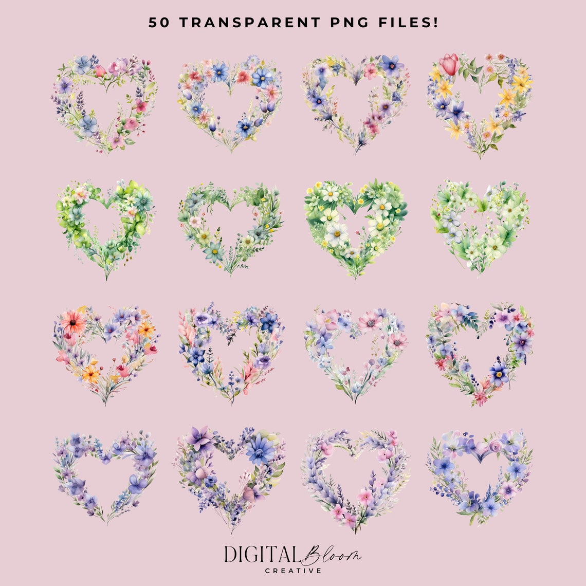 Heart Wreath Clipart PNG Greenery Frames Clip Art Floral Leaf ...
