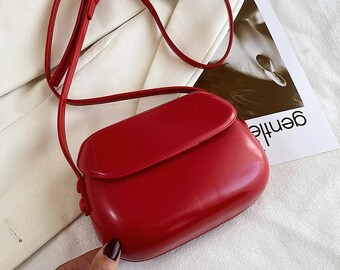 Fashion Women Messenger Bag PU Leather Small Shell Bag Vintage Shoulder Bag Ladies Handbags Luxury Purse Crossbody Bags