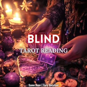 Blind Tarot-Lesung, Blind lesen, Psychische Tarot-Lesung, Keine Frage-Tarot-Lesung, Detaillierte Blind Tarot-Lesung