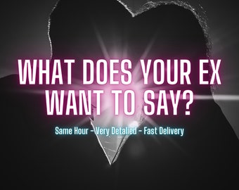 Love Tarot Reading, What does your ex want to say? Tarot Reading, Fast Love Tarot Reading, Detailed Love Tarot Reading