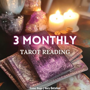 Lettura dei tarocchi 3 volte al mese, Lettura dei tarocchi, Lettura psichica 3 volte al mese, Lettura futura 3 volte al mese, Lettura psichica, Lettura dei tarocchi alla stessa ora