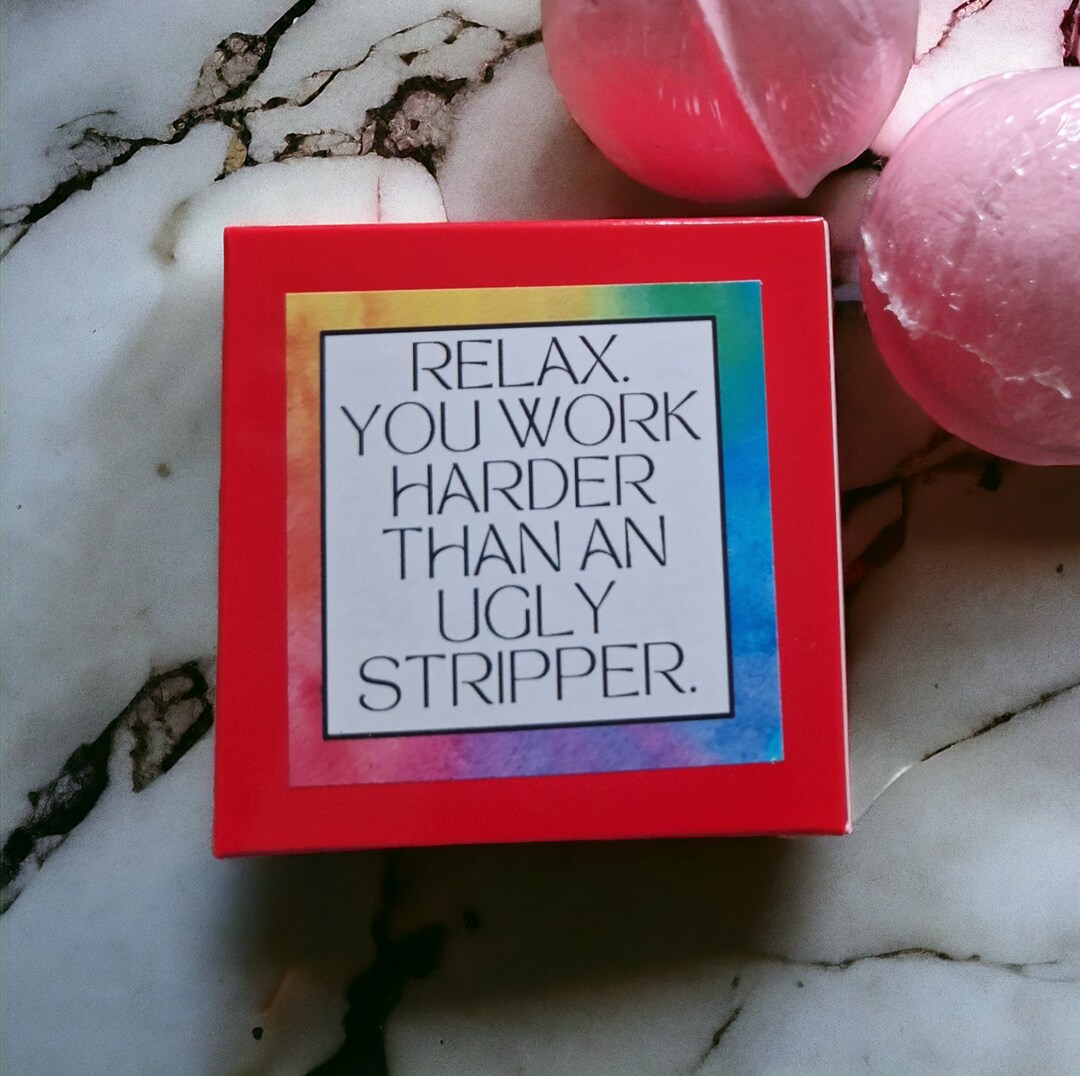 Rude Bath Bomb, Joke Gift, Funny, Insulting, Comedy, Humour, for Her