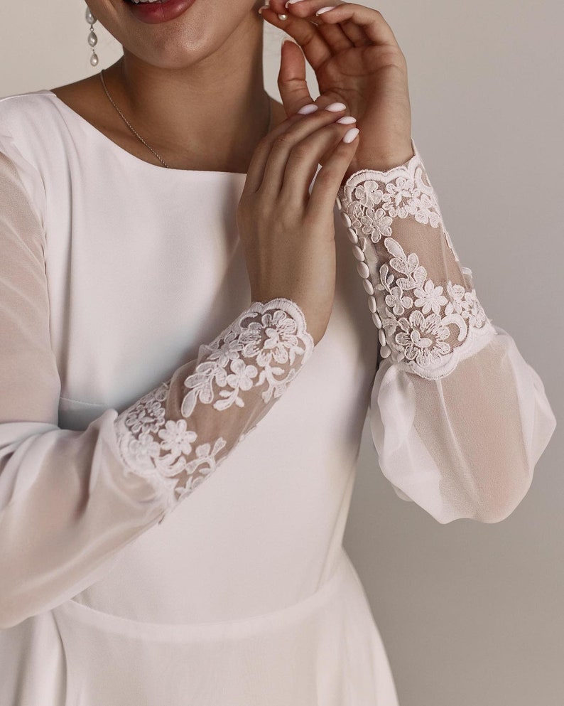 Simple Wedding Dress Civil Wedding Dress Casual Wedding Dress