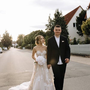 MIRAGE - CLASSIC GROOM CORSET LACE MAXI DRESS