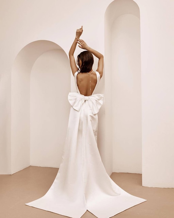 little white dress rehearsal dinner Dresses for Brides filled lined Back Mini Wedding Dress with Detachable