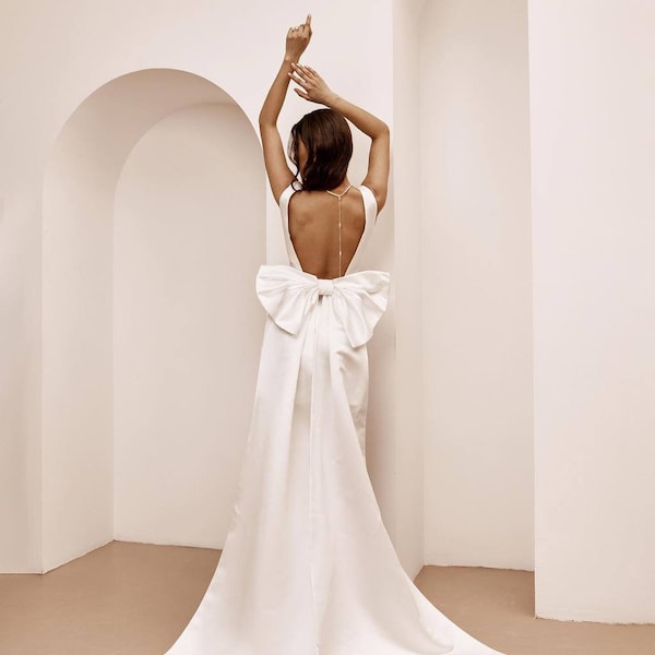 Mini wedding dress, White wedding dress, Cocktail dress, Elopement dress, Reception dress, Little White Dress, rehearsal dinner