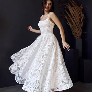 21+ Short White Reception Dresses