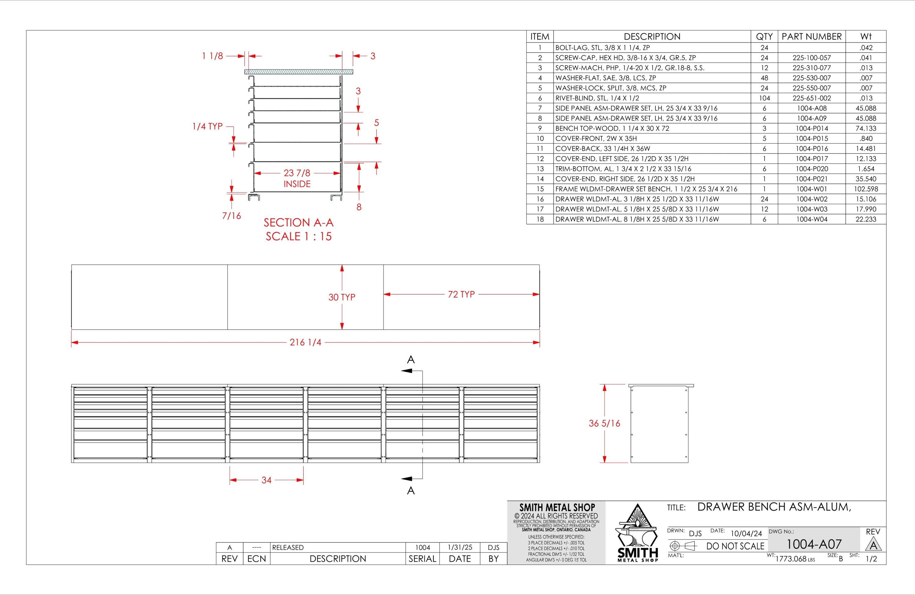 Ultimate Toolbox With 42 Drawer Storage System Digital Plans | CNC DXF ...