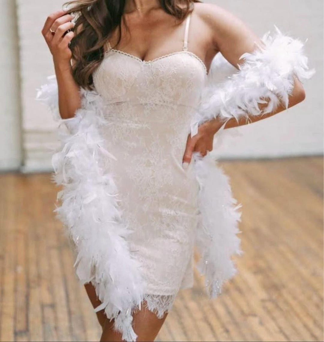 White Lace Bodycon Dress With Bow Etsy — free download
