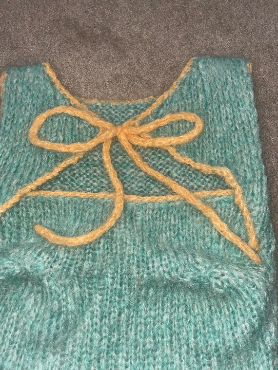 Hand Knit Brushed Mohair Top - Etsy