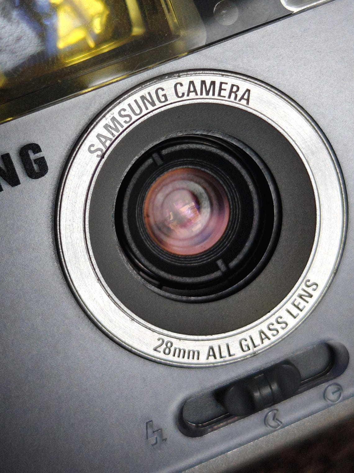 Samsung Fino 30 DLX 35mm Film Camera w/ Case – Tested Working, Good Condition, photo 4 sur 5
