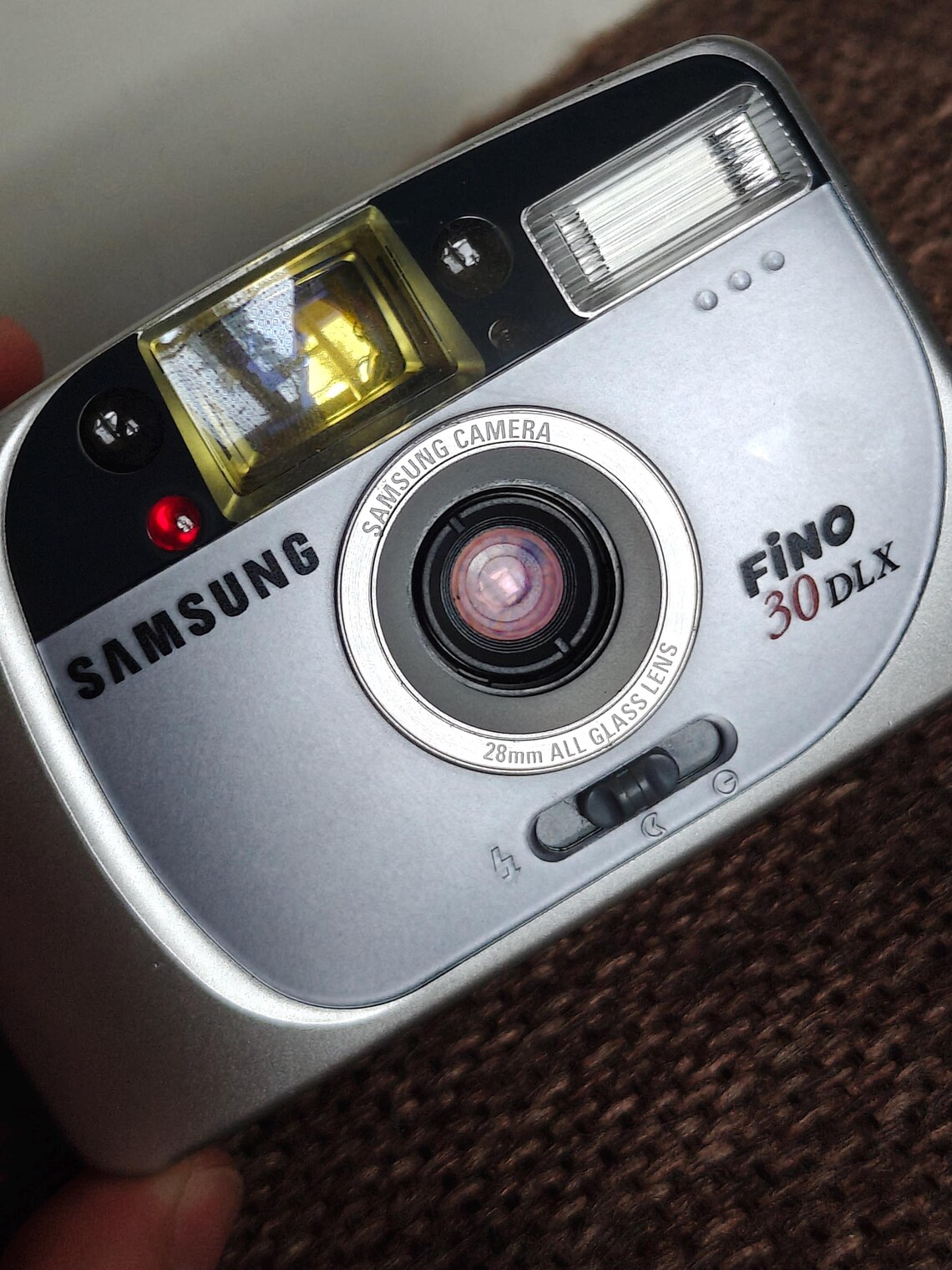 Samsung Fino 30 DLX 35mm Film Camera w/ Case – Tested Working, Good Condition, photo 1 sur 5