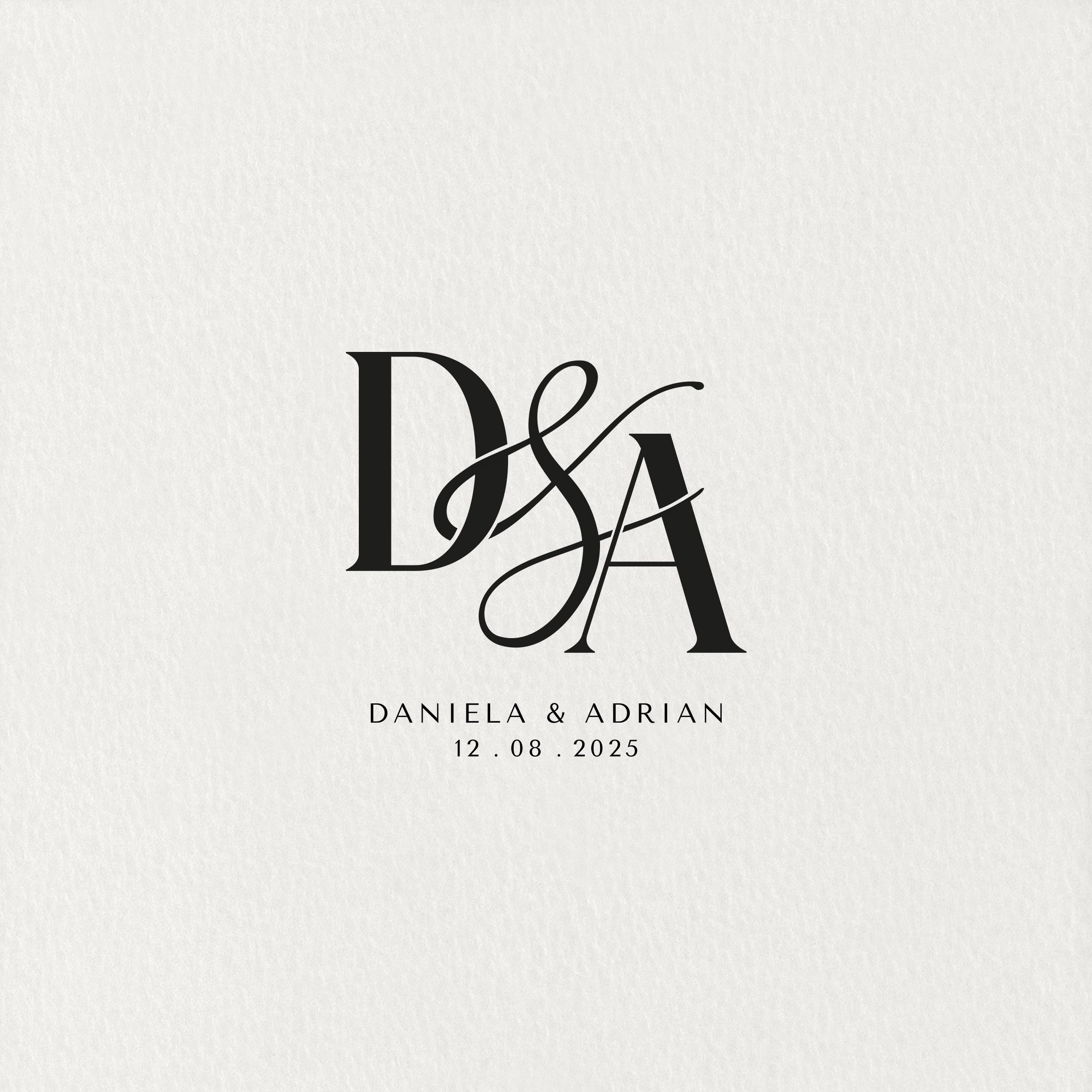 Modern Wedding Monogram | Couple Monogram | Digital Download Logo ...