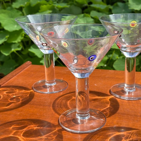 Leonardo Millefiori Cocktail Glasses - Etsy