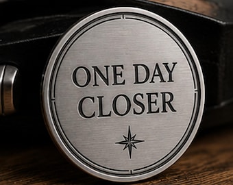 Deployment Gift for Husband, One Day Closer Pocket Coin, Personalized Keepsake Token, Long Distance Military Love Gift
