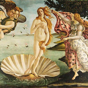 The Birth of Venus Digital Art Print – Botticelli Renaissance Masterpiece, Mythology Wall Art, Famous Painting Printable Download