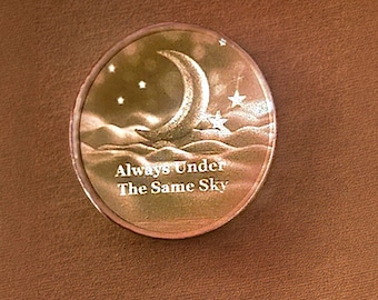 Deployment Gift for Boyfriend, Always Under the Same Sky Pocket Coin