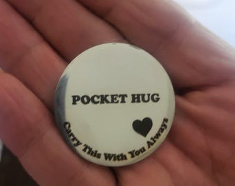 Personalisierte Tasche Hug Münze • Edelstahl Andenken Geschenk