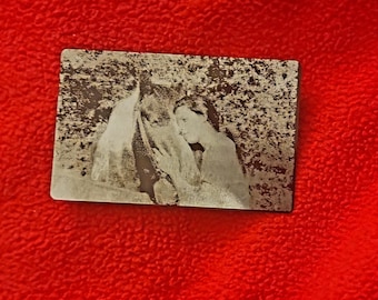 Custom Engraved Wallet Card Insert, Anniversary Gift for Him